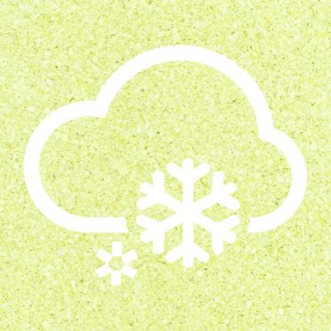 曇雪黄緑の iPhone6s / iPhone6 壁紙