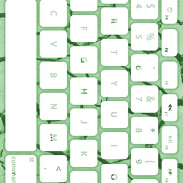 地面キーボード緑白の iPhone6s / iPhone6 壁紙