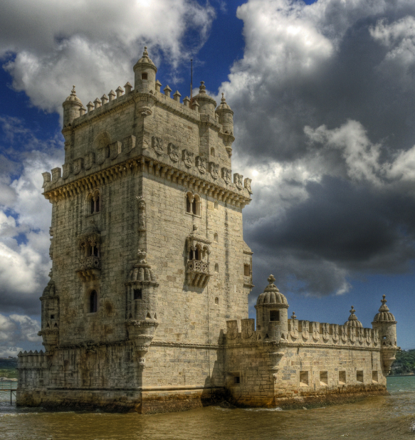 ベレンの塔　絶景　塔　リスボン　要塞の iPhone6s Plus / iPhone6 Plus 壁紙
