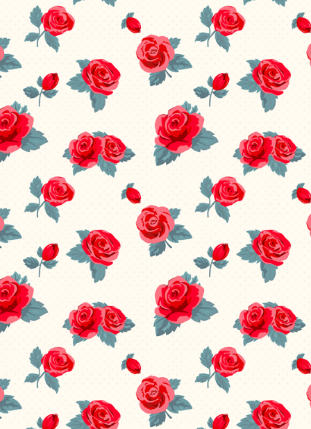 バラ　薔薇　柄　花の iPhone6s Plus / iPhone6 Plus 壁紙