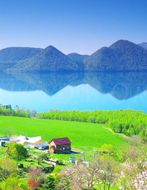 洞爺湖　風景　自然　北海道の iPhone6s Plus / iPhone6 Plus 壁紙