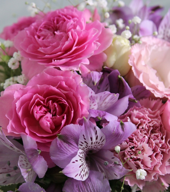 フラワーアレンジメント 花束 薔薇 バラ きれい Wallpaper Sc Iphone6splus壁紙
