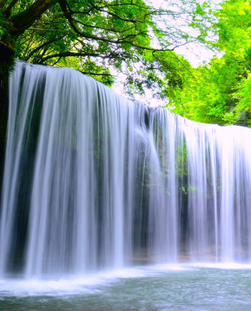 鍋ヶ滝　滝　waterfall　壁紙の iPhone6s Plus / iPhone6 Plus 壁紙