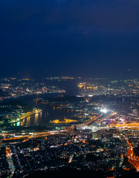 皿倉山　福岡県　夜景　景色　きれいの iPhone6s Plus / iPhone6 Plus 壁紙