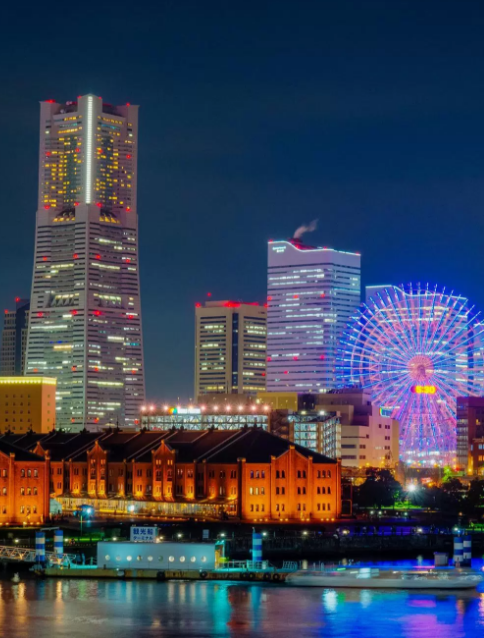 ディズニー画像ランド 綺麗なスマホ みなとみらい 夜景 壁紙