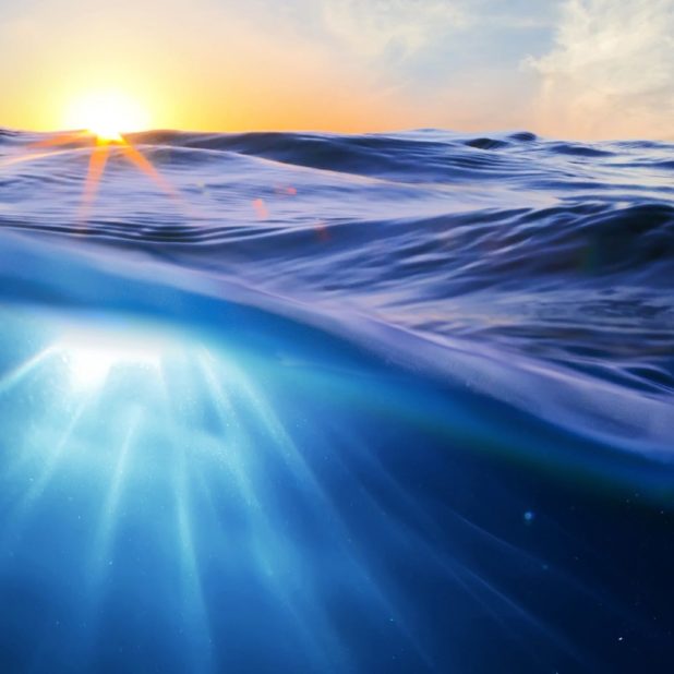 風景海太陽の iPhone6s Plus / iPhone6 Plus 壁紙