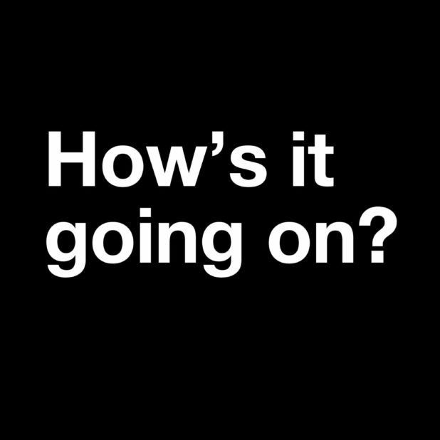 How’s it going on?黒の iPhone6s Plus / iPhone6 Plus 壁紙