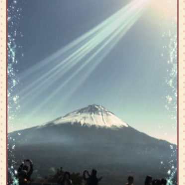 富士山 展望台の iPhone7 壁紙