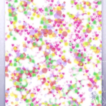ハート 花の iPhone7 壁紙
