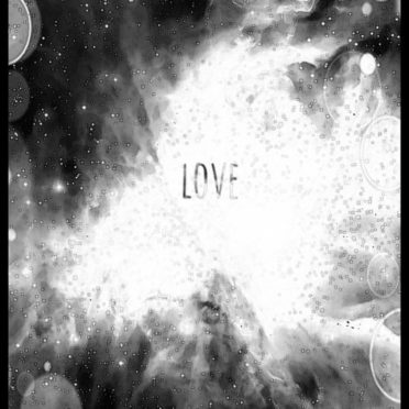 宇宙 愛の iPhone7 壁紙