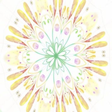 花 サークルの iPhone7 壁紙