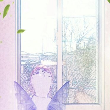 窓辺 妖精の iPhone7 壁紙