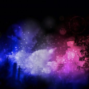 夜景 空の iPhone7 壁紙