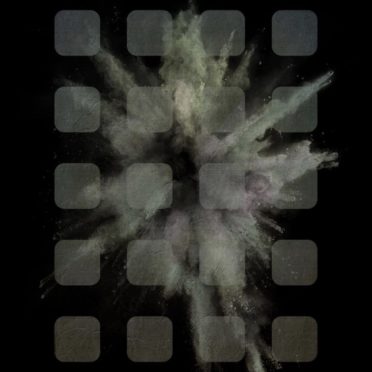 爆発 モノクロの iPhone7 壁紙