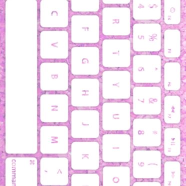 キーボード桃白の iPhone7 壁紙