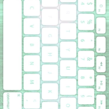 海キーボード青緑白の iPhone7 壁紙