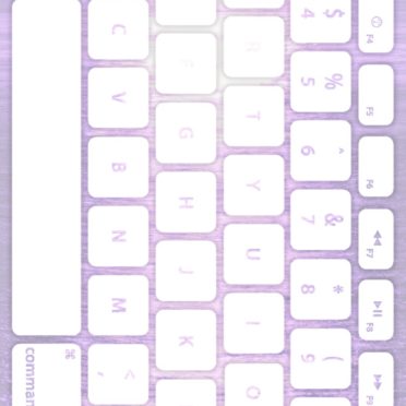 海キーボード紫白の iPhone7 壁紙