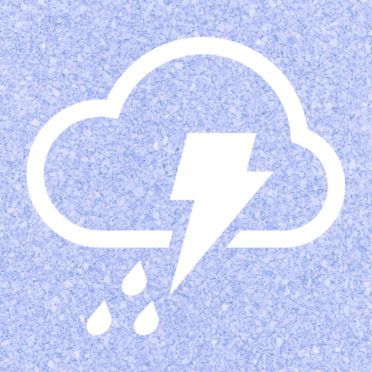 曇雨雷青紫の iPhone7 壁紙