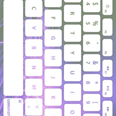 キーボード紫白の iPhone7 壁紙