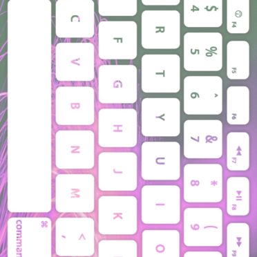 キーボード桃白の iPhone7 壁紙