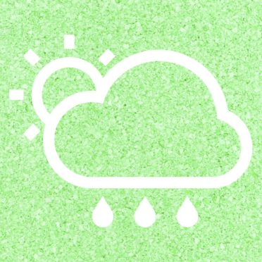 太陽晴曇雨緑の iPhone7 壁紙