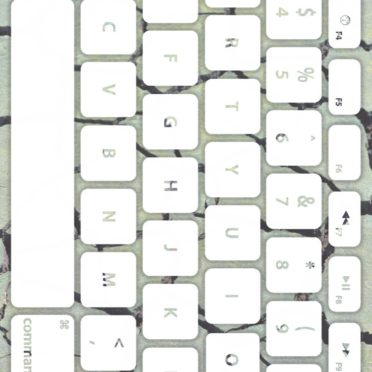 地面キーボード灰白の iPhone7 壁紙