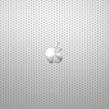 Appleロゴクール銀の iPhone7 壁紙