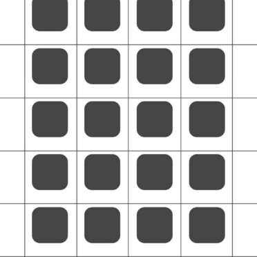 棚白黒罫線の iPhone7 壁紙