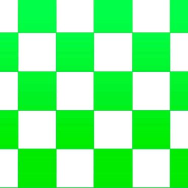 緑グラデーションチェック模様棚の iPhone7 壁紙