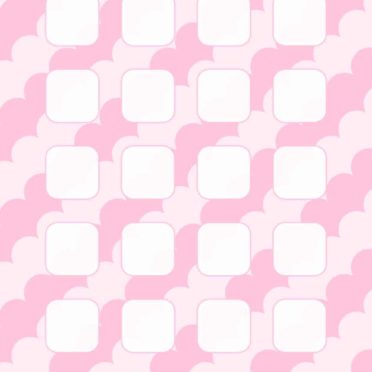 模様桃カワイイ女子向け棚の iPhone7 壁紙