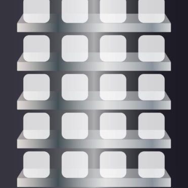 Appleロゴ棚金クールの iPhone7 壁紙