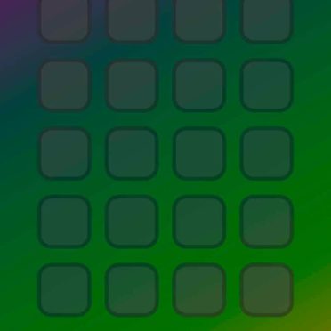 棚カラフル緑紫の iPhone7 壁紙