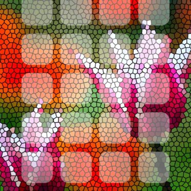 イラスト花棚の iPhone7 壁紙