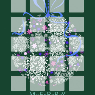 棚緑クリスマス女子向けの iPhone7 壁紙