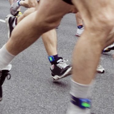 足マラソン靴の iPhone7 壁紙