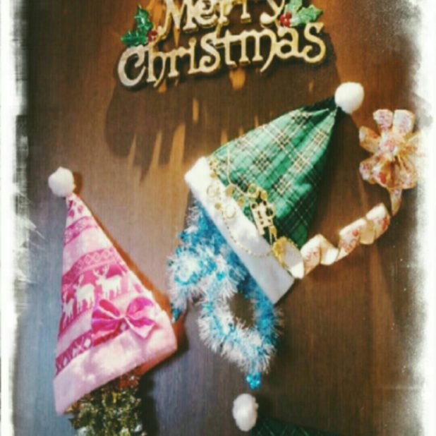 クリスマス　帽子　壁紙の iPhone7 Plus 壁紙