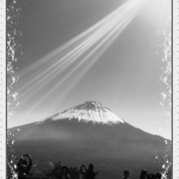 富士山　展望台　壁紙の iPhone7 Plus 壁紙