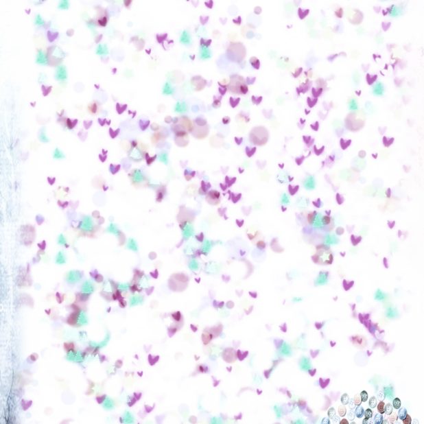 ハート　紫　壁紙の iPhone7 Plus 壁紙