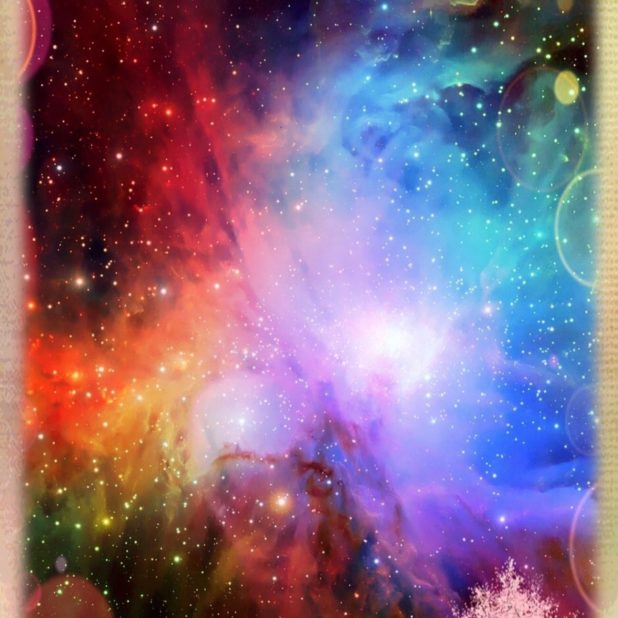 星雲　虹　壁紙の iPhone7 Plus 壁紙