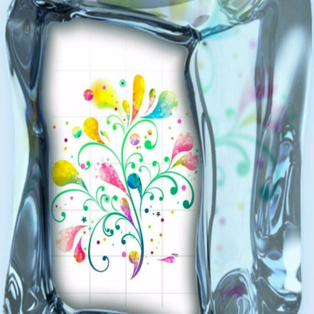 花　キューブ　壁紙の iPhone7 Plus 壁紙