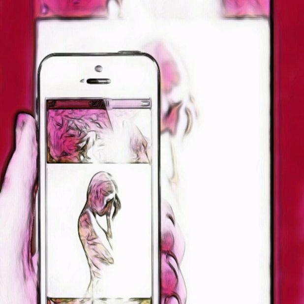 スマホ　女性　壁紙の iPhone7 Plus 壁紙