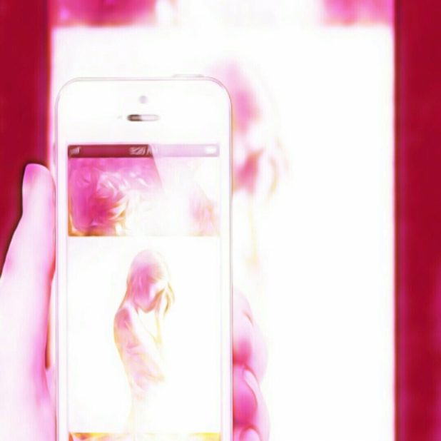 スマホ　ピンク　壁紙の iPhone7 Plus 壁紙