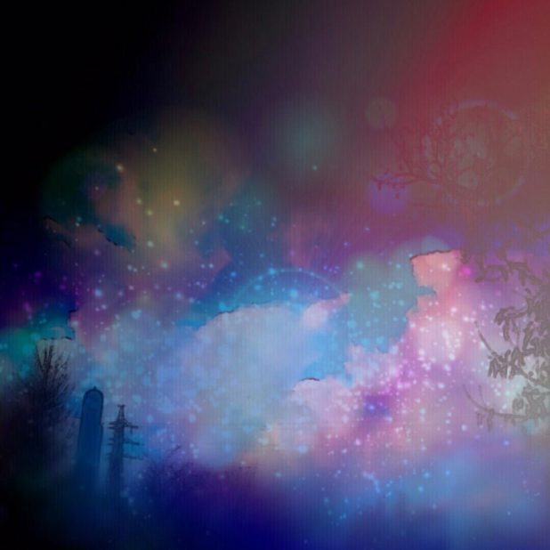 夜景　幻想的　壁紙の iPhone7 Plus 壁紙