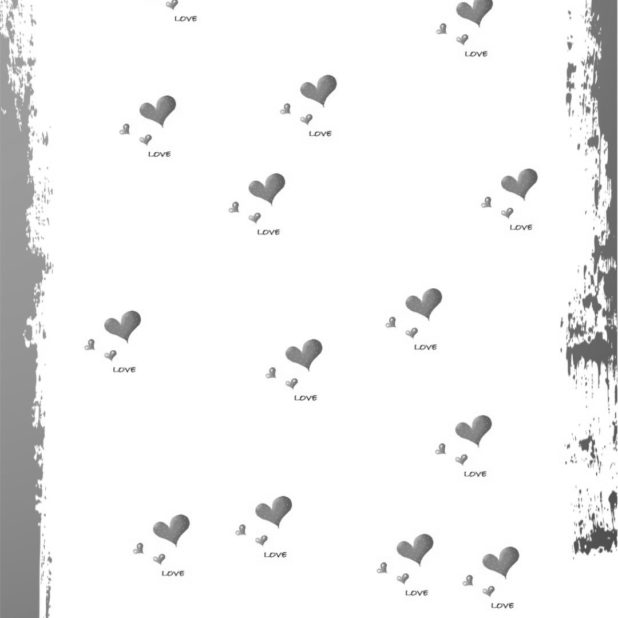 ハート　グレー　壁紙の iPhone7 Plus 壁紙