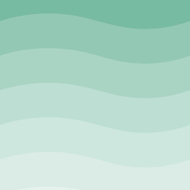 波模様グラデーション青緑の iPhone7 Plus 壁紙