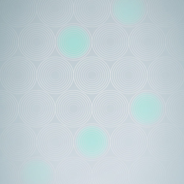模様グラデーション丸青緑の iPhone7 Plus 壁紙