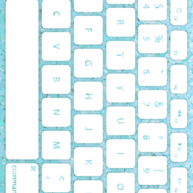 キーボード青白の iPhone7 Plus 壁紙