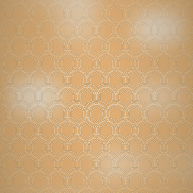丸グラデーション模様橙の iPhone7 Plus 壁紙