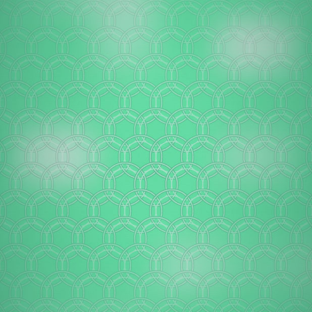 丸グラデーション模様緑の iPhone7 Plus 壁紙