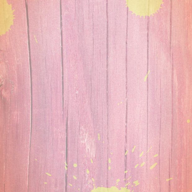 木目水滴赤黄の iPhone7 Plus 壁紙